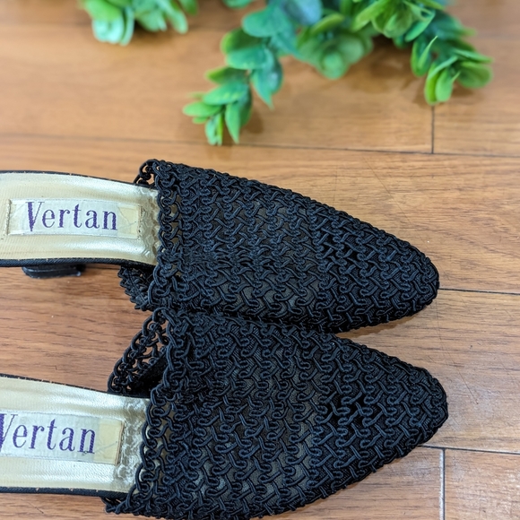 VINTAGE Vertan crochet mules size 5.5 - Picture 6 of 6